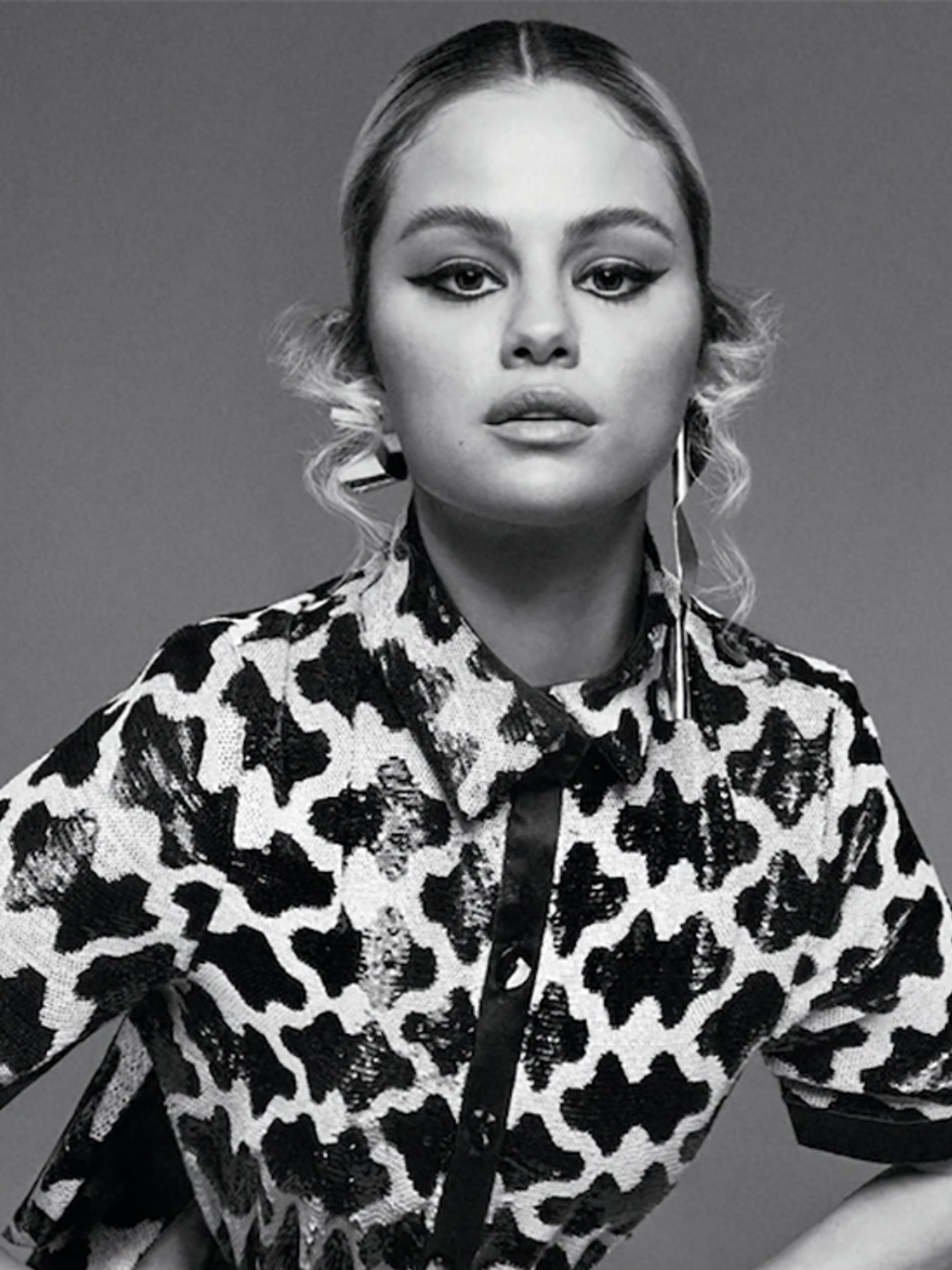Selena Gomez wearing scandinavian jewellery designer Sara Robertsson in VOGUE