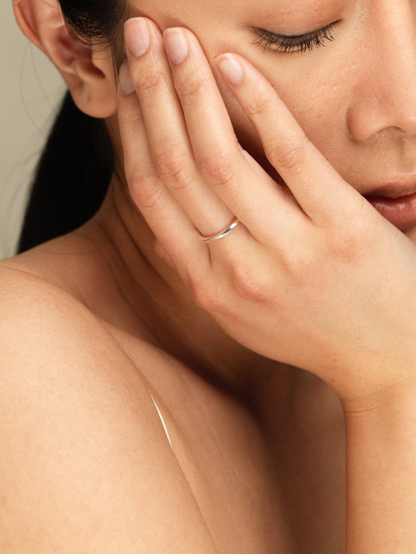 String Twisted Ring In Silver Sara Robertsson Jewellery