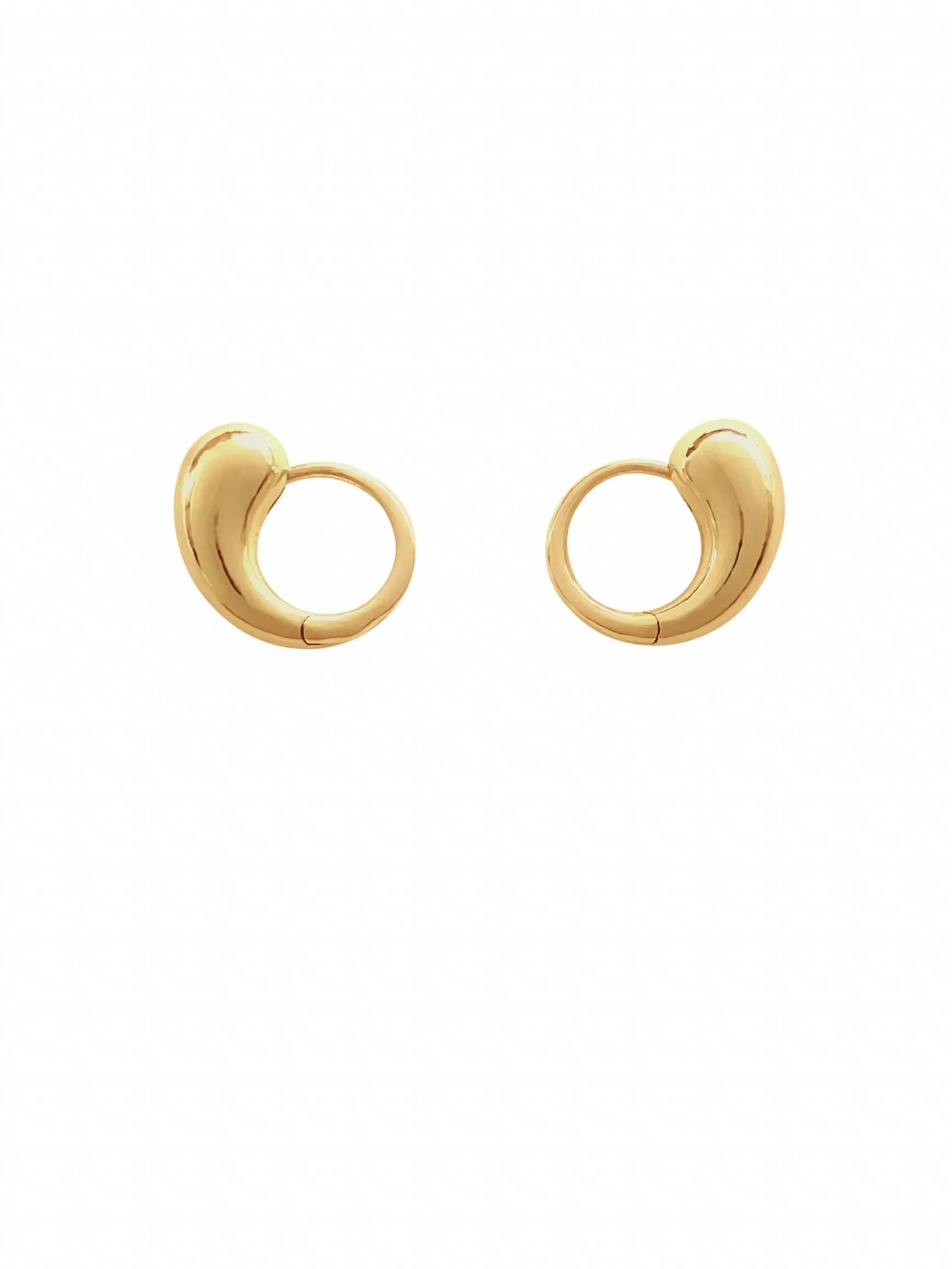 Closure III Hoops In Gold Vermeil Sara Robertsson Jewellery