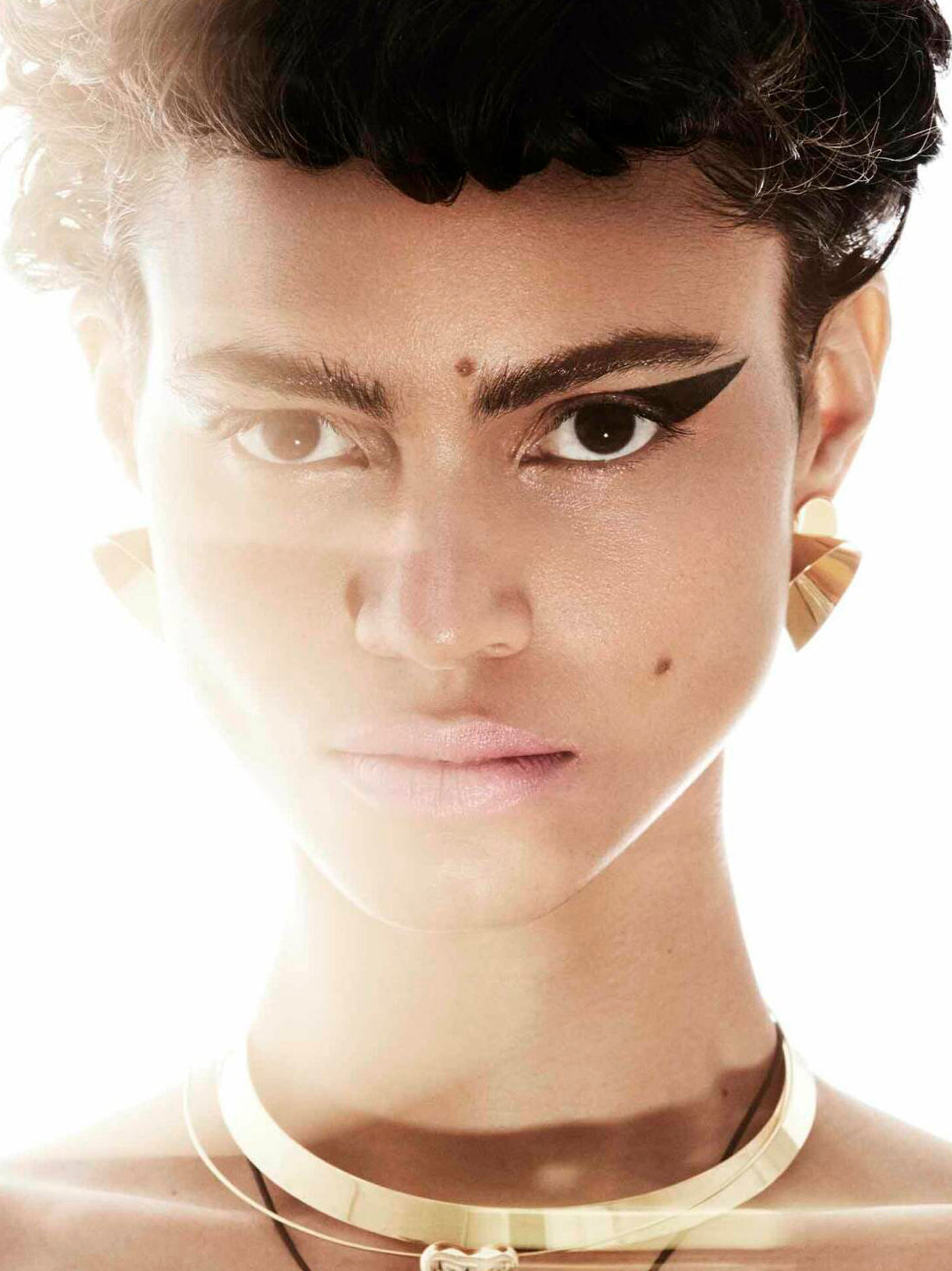 Coil earrings by Sara Robertsson Jewellery in Elle SE Beauty November 2023
