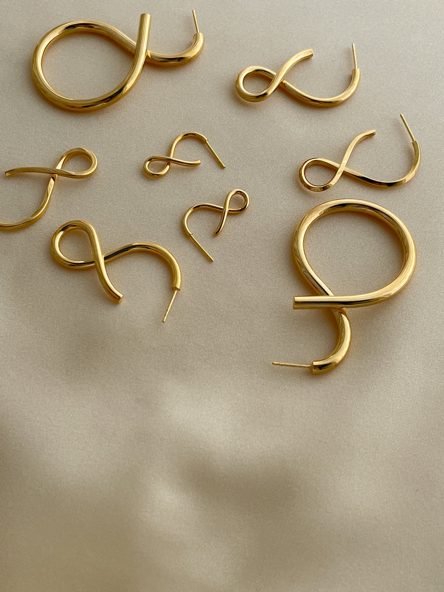 Shape earrings range by Sara Robertsson Jewellery