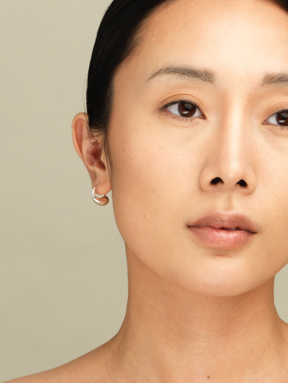 Enso III Hoops In Silver Sara Robertsson Jewellery