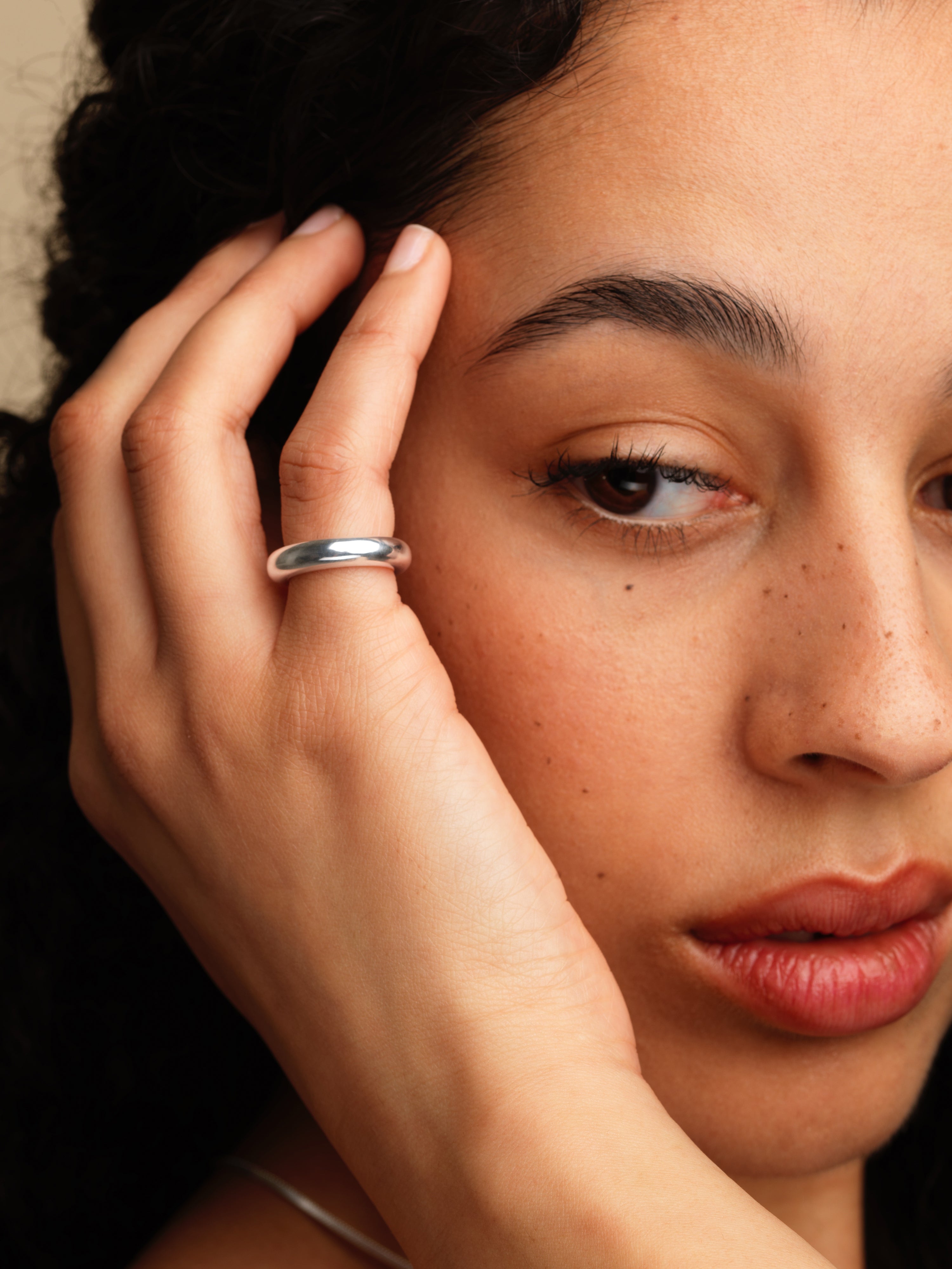 Essential chunky ring in silver by Sara Robertsson Jewellery
