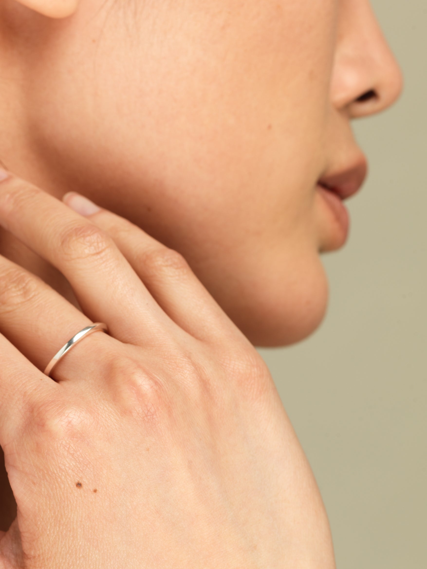 Stringed Ring String Twisted Ring In Silver - Sara Robertsson Jewellery