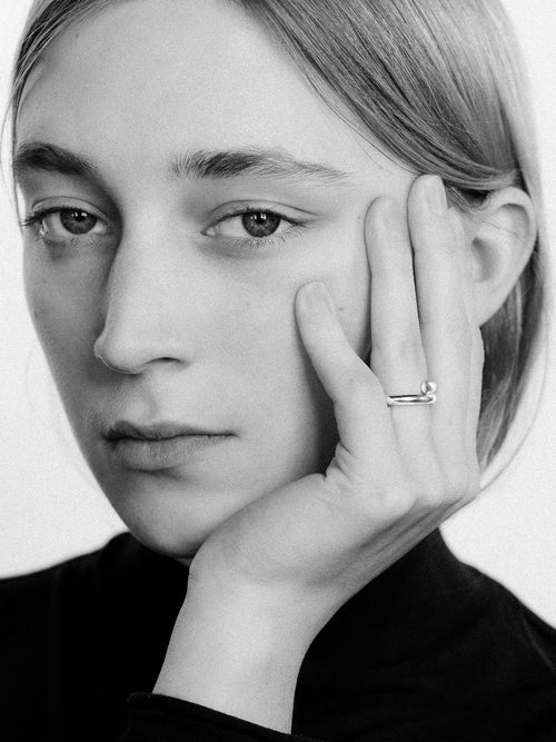Arc Ring In Silver Sara Robertsson Jewellery