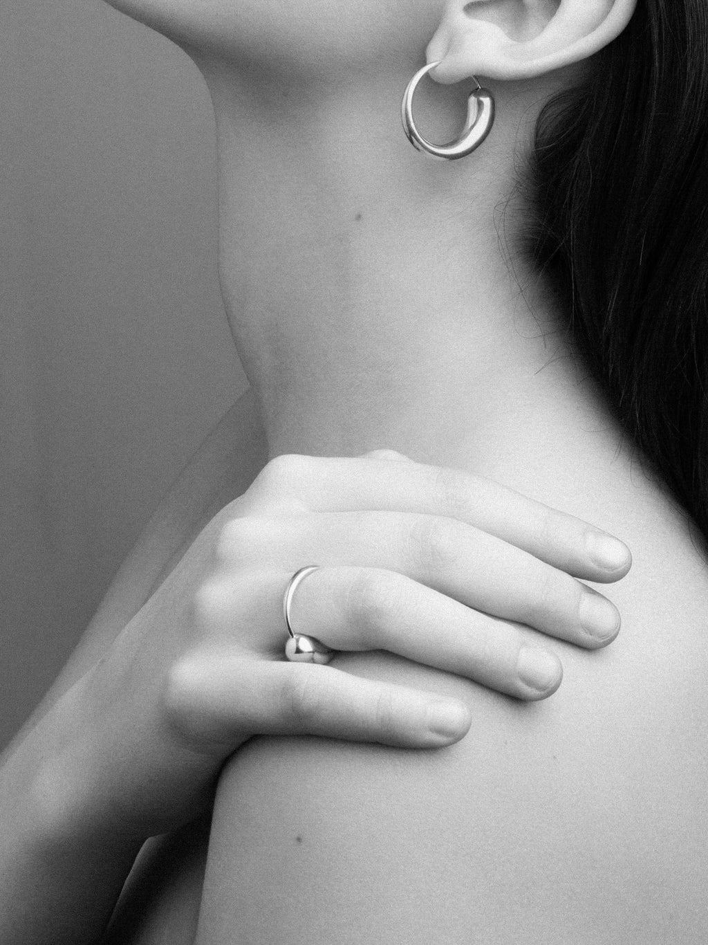 Closure Hoops In Gold Vermeil Sara Robertsson Jewellery