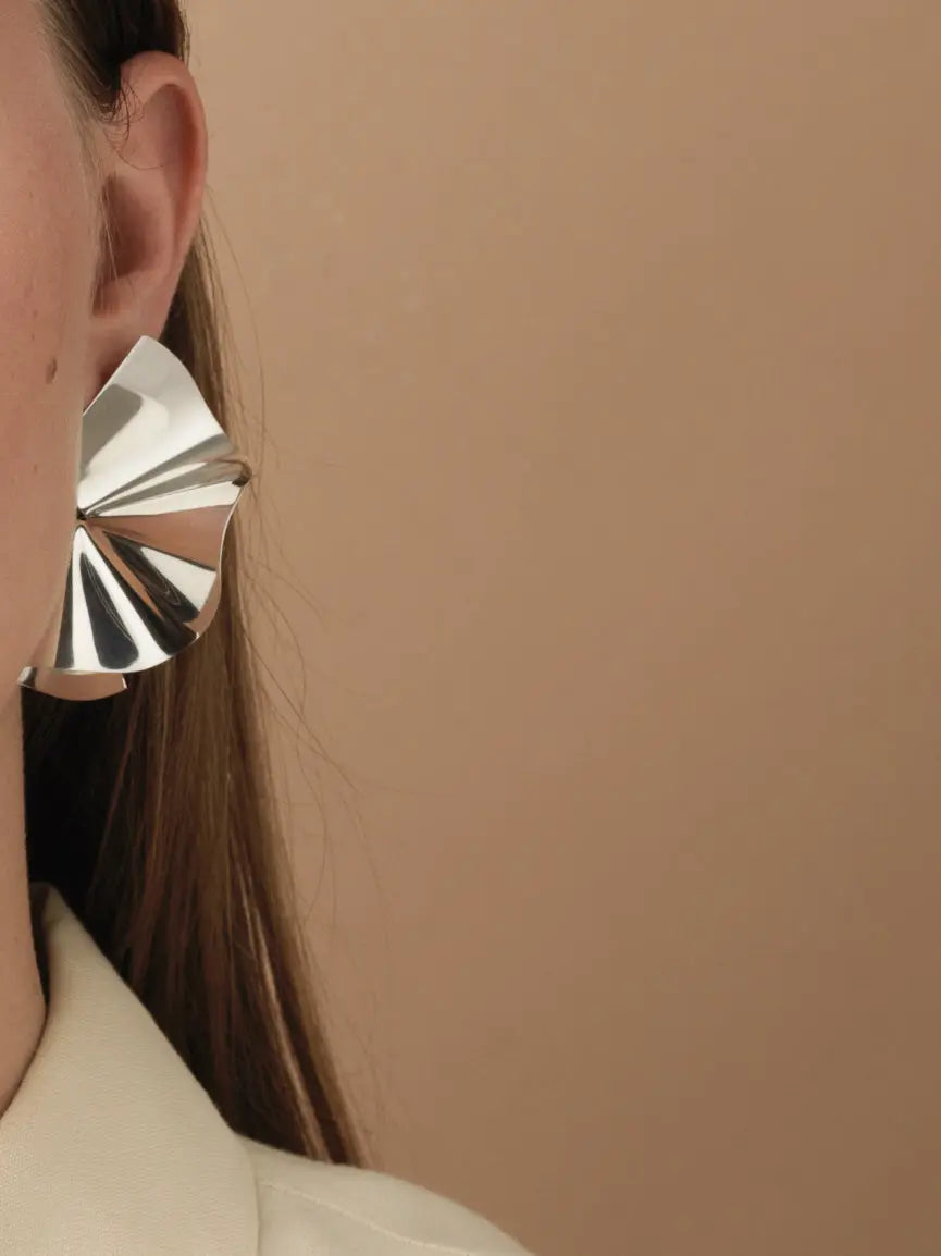 Enfold Earring In Silver Sara Robertsson Jewellery