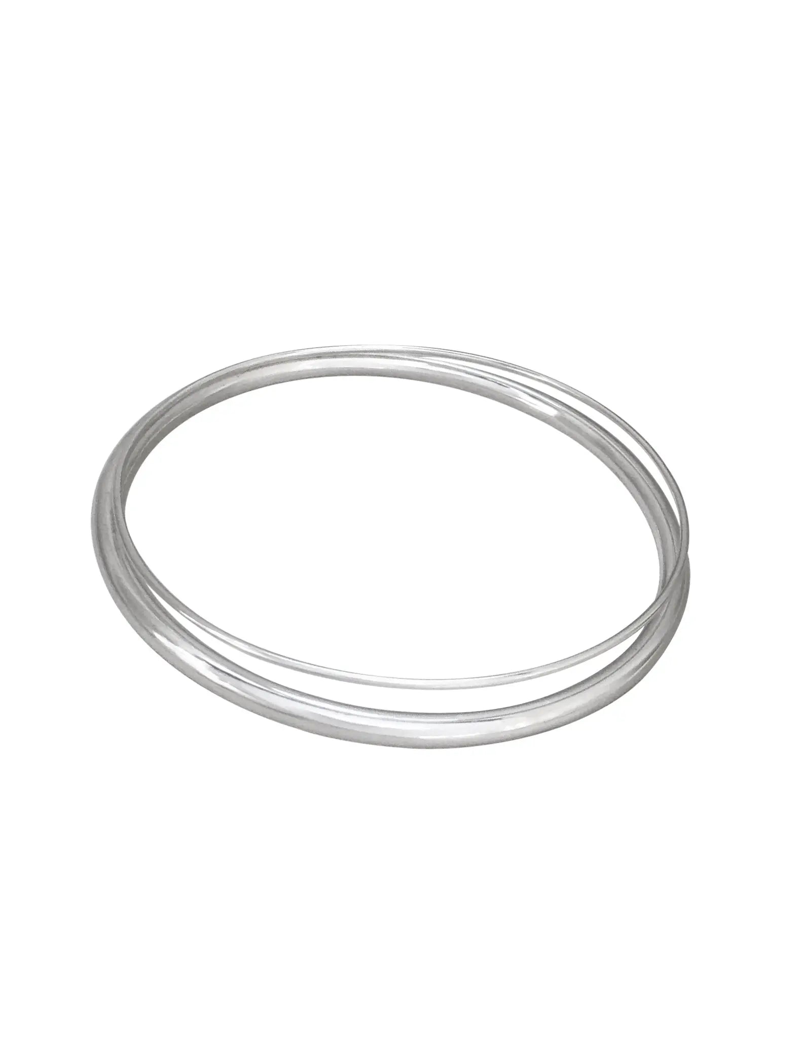 Shadow Bangle In Silver Sara Robertsson Jewellery