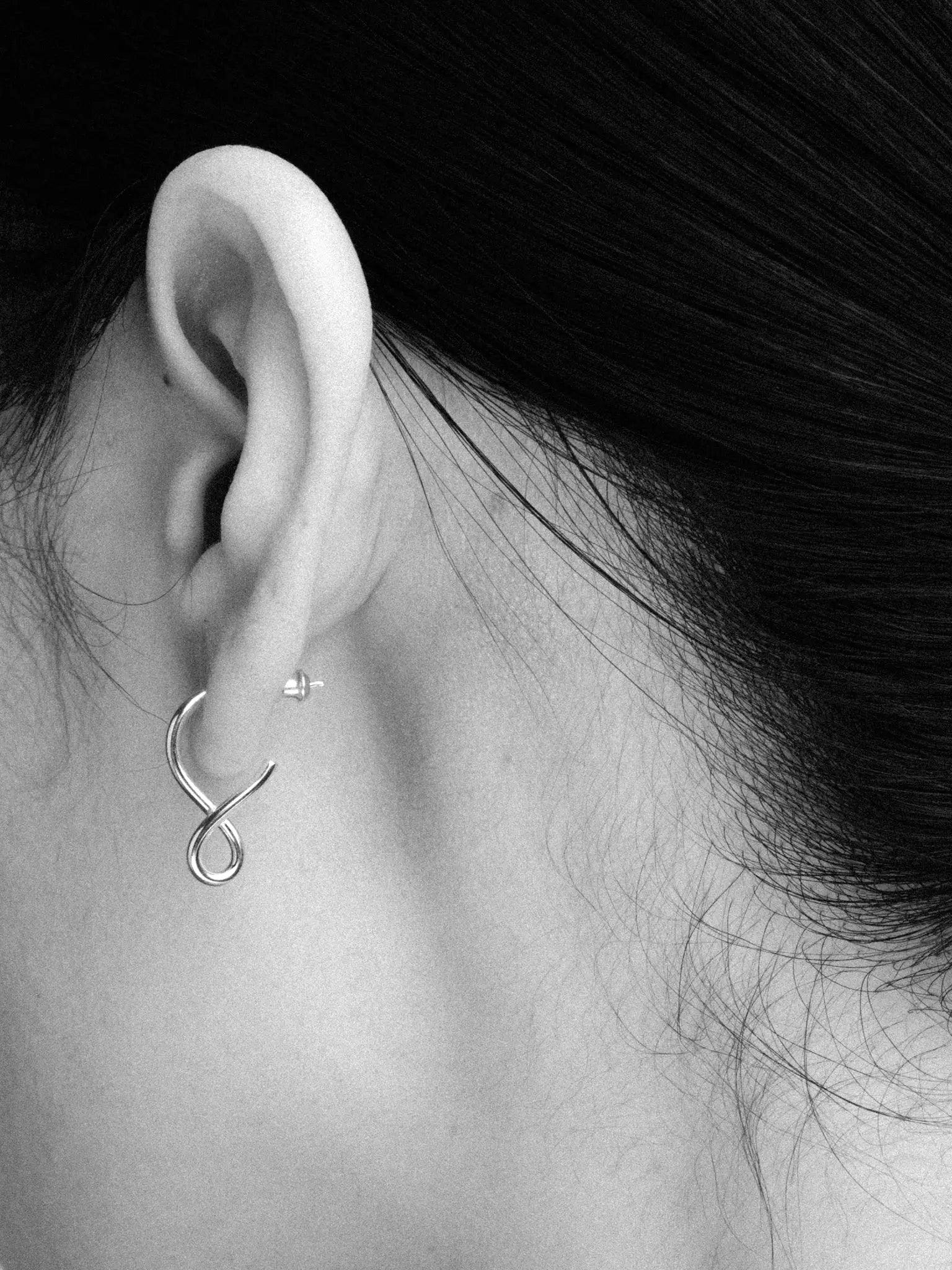 Shape I Small Earrings In Gold Vermeil Sara Robertsson Jewellery