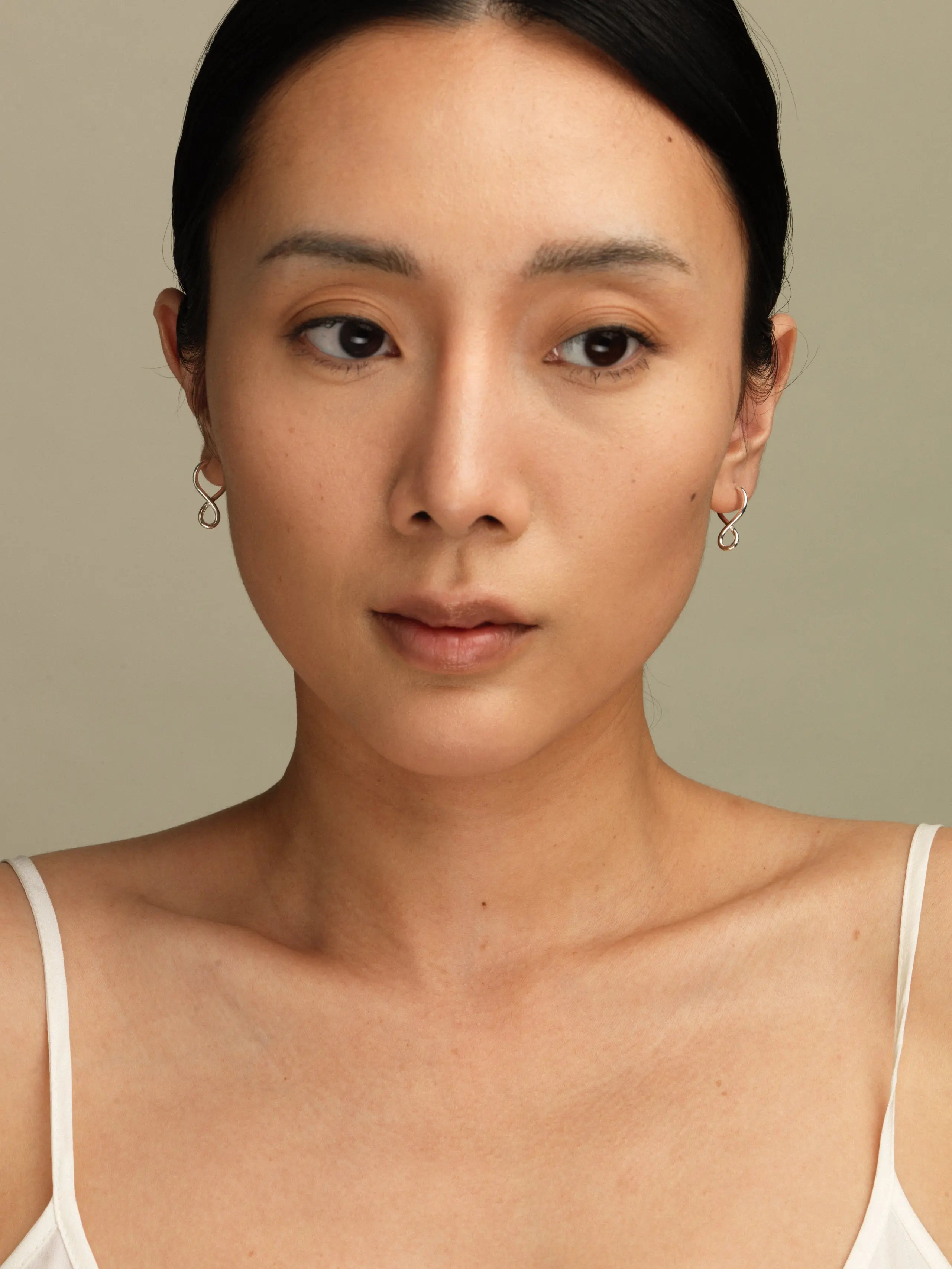 Shape I Small Earrings In Silver Sara Robertsson Jewellery