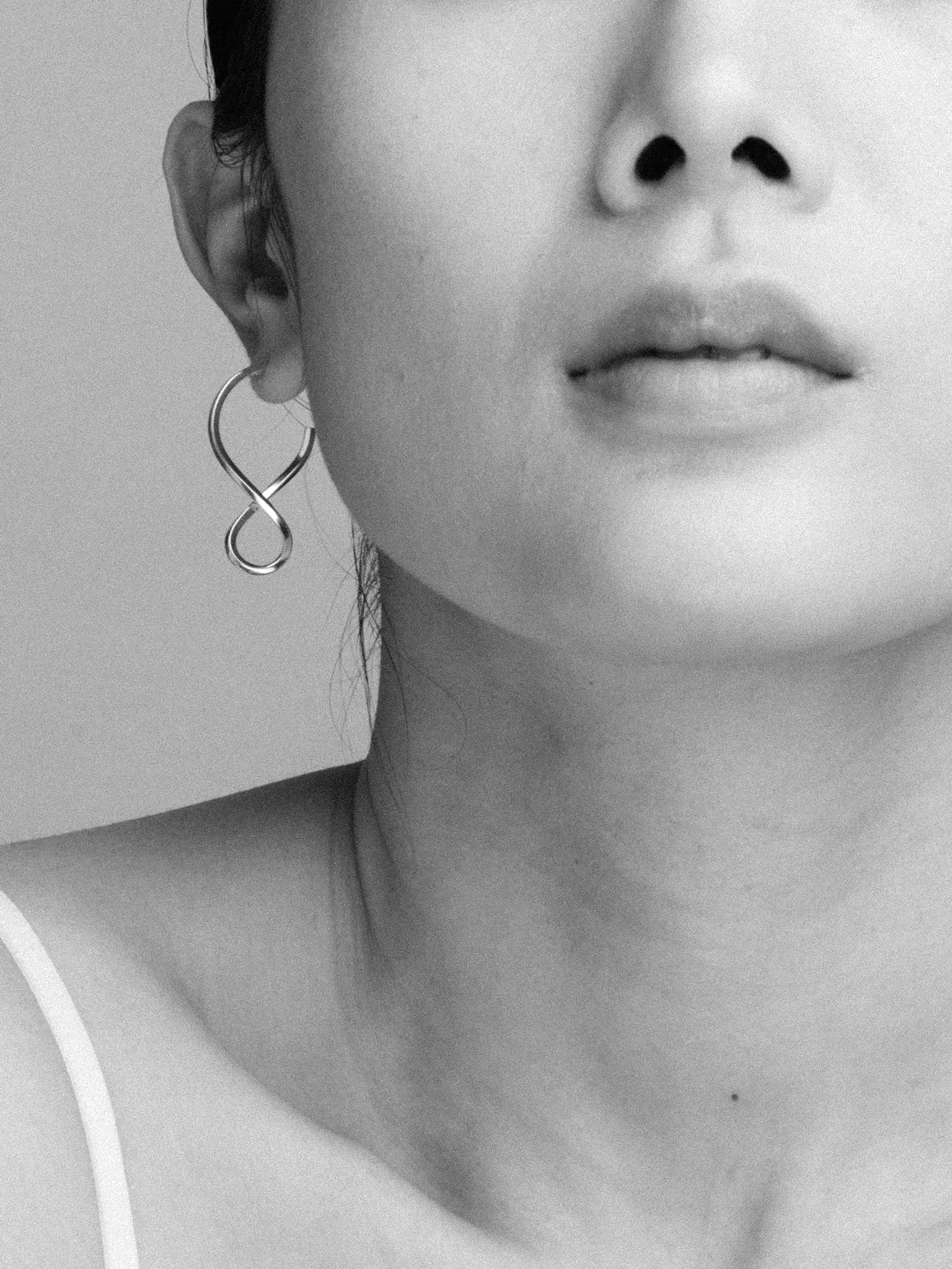 Shape I Twisted Earrings In Gold Vermeil Sara Robertsson Jewellery
