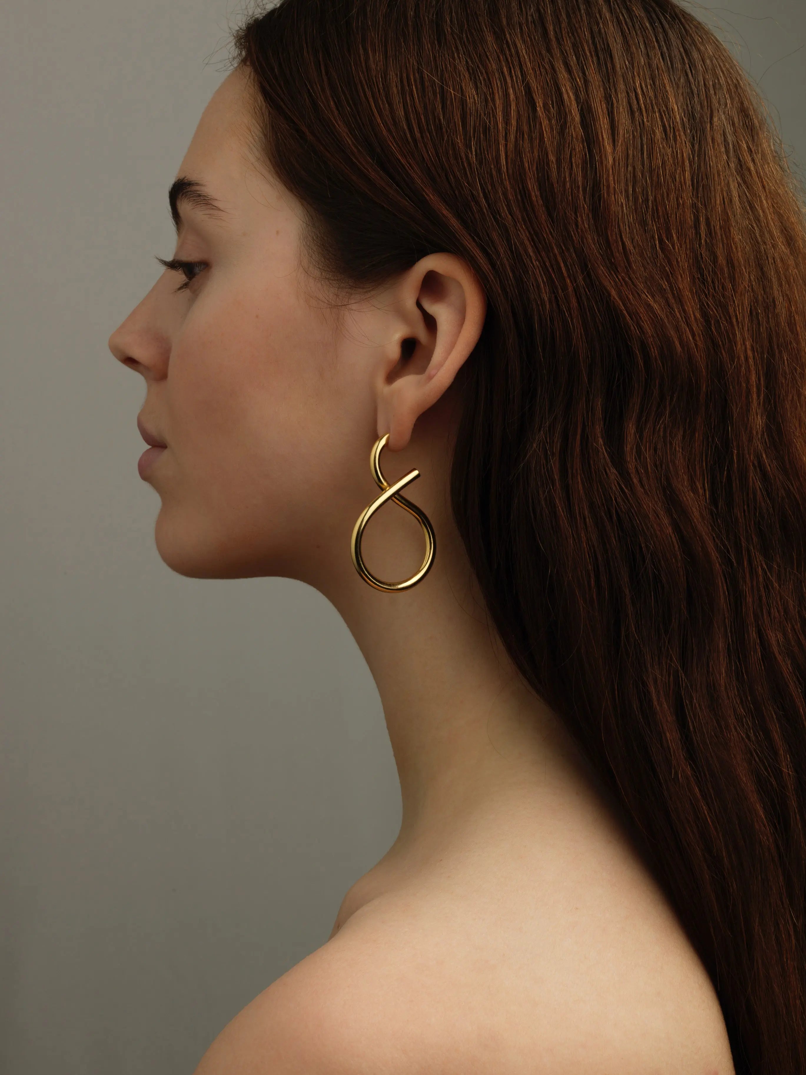 Shape II Earrings In Gold Vermeil Sara Robertsson Jewellery