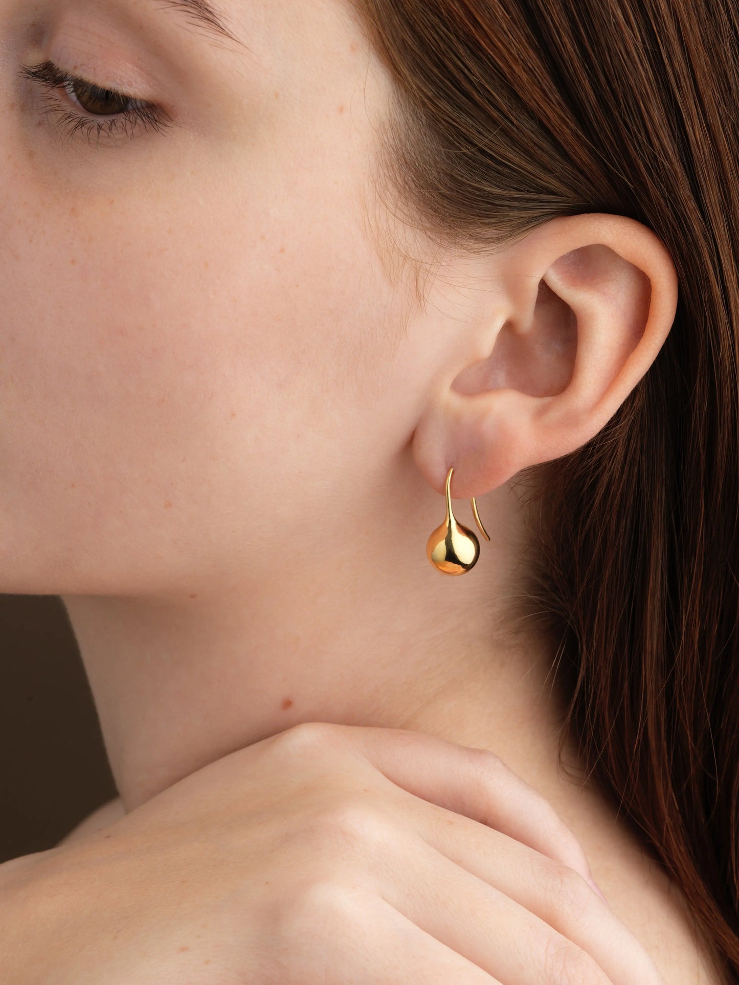 Sintra Earrings In Gold Vermeil Sara Robertsson Jewellery