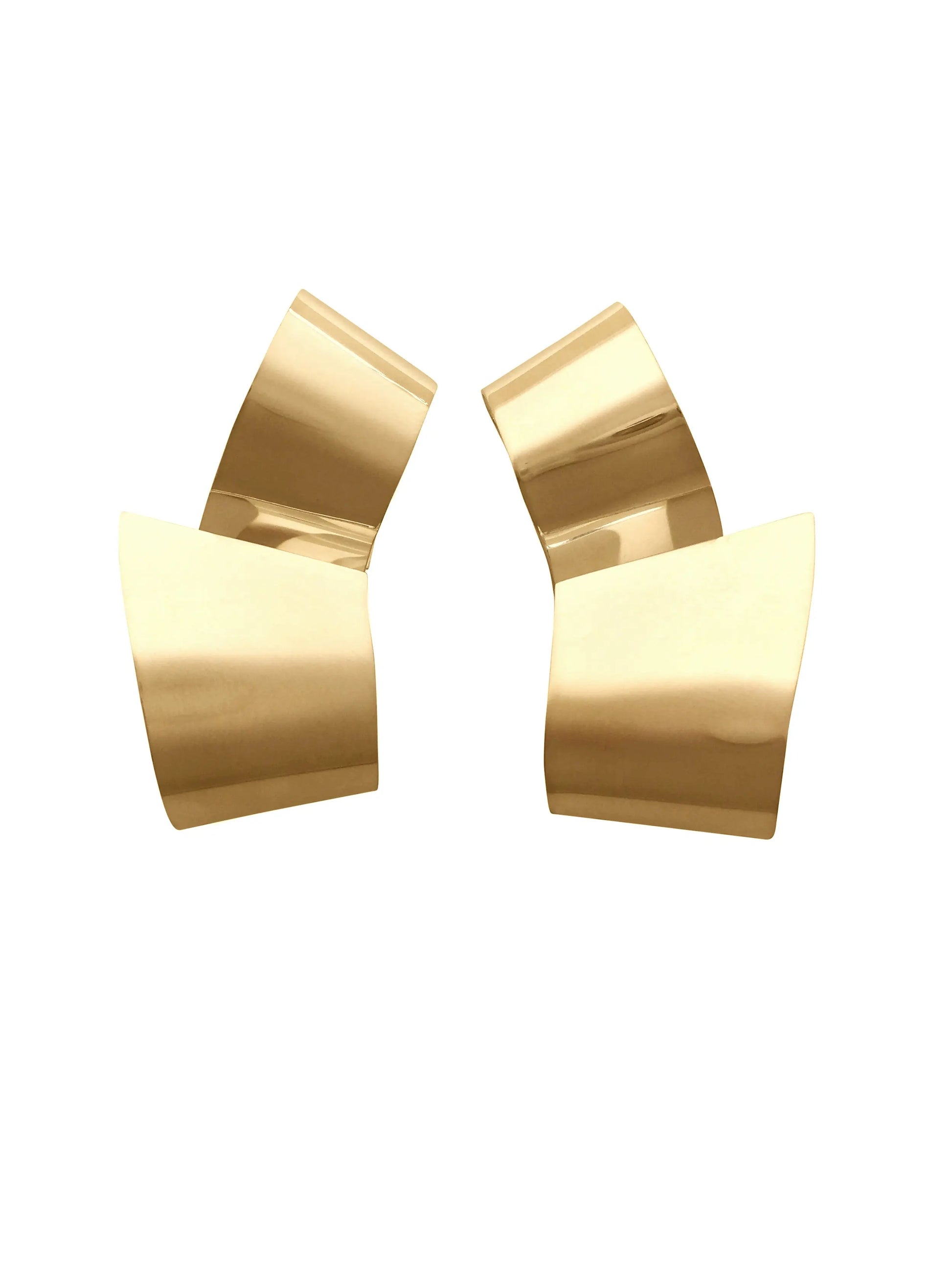 Slant Earrings Sintra Earrings In Gold Vermeil Sara Robertsson Jewellery