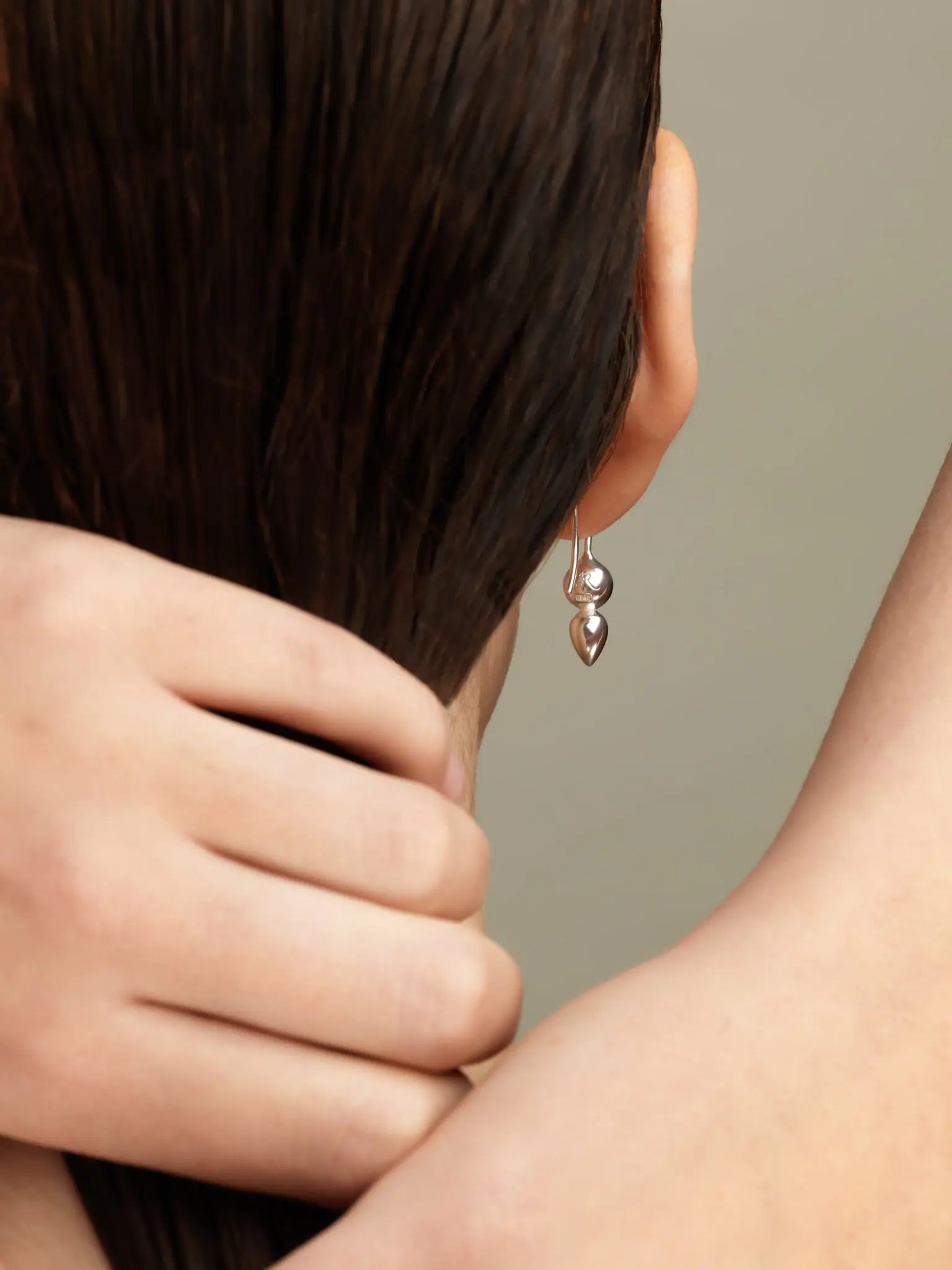 Spire Earrings In Silver Sara Robertsson Jewellery