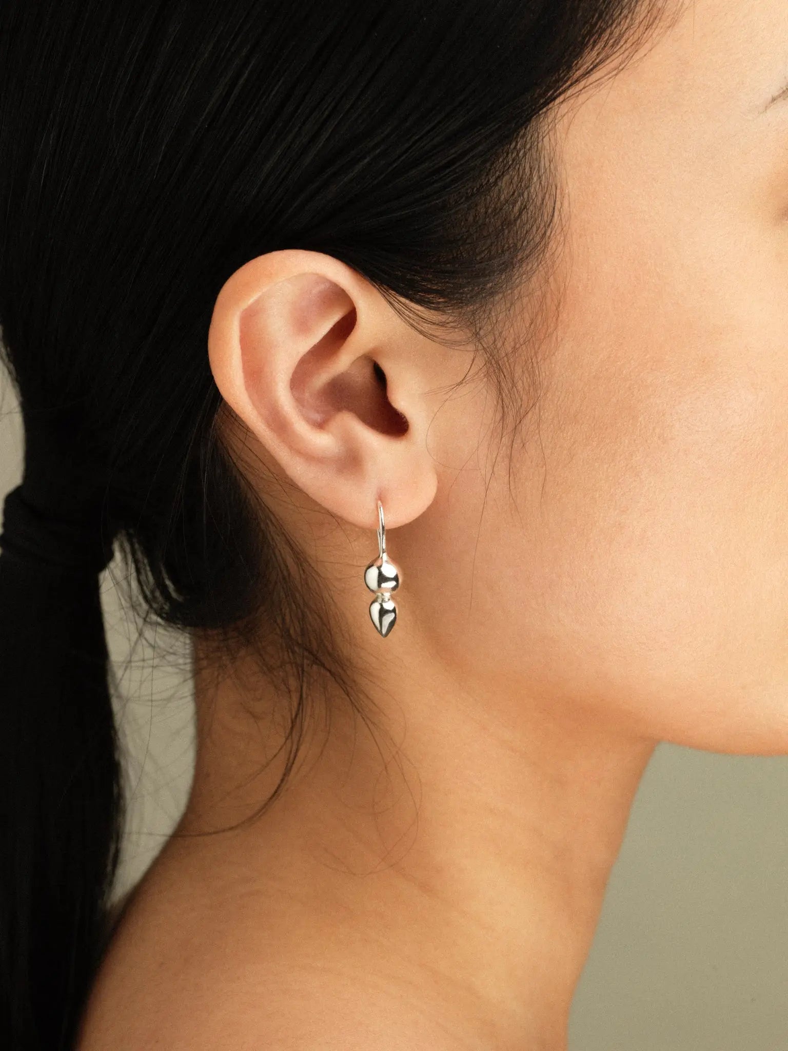 Spire Earrings In Silver Sara Robertsson Jewellery