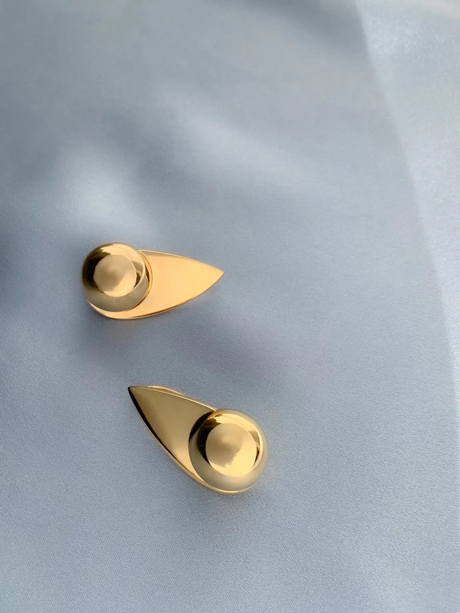 Spring Earrings In Gold Vermeil Sara Robertsson Jewellery