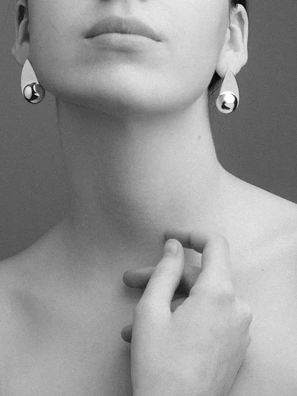 Spring Earrings In Silver Sara Robertsson Jewellery