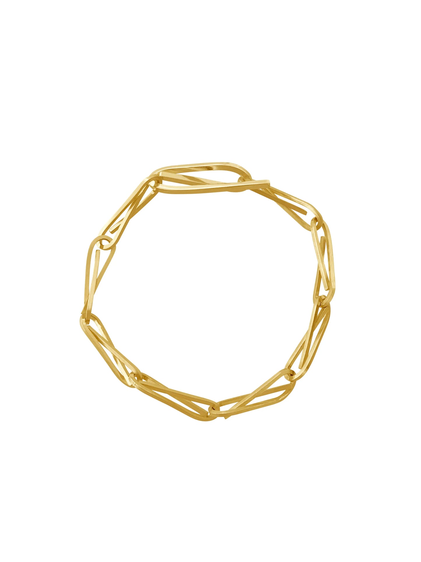 String Chain Bracelet In Gold Vermeil Sara Robertsson Jewellery