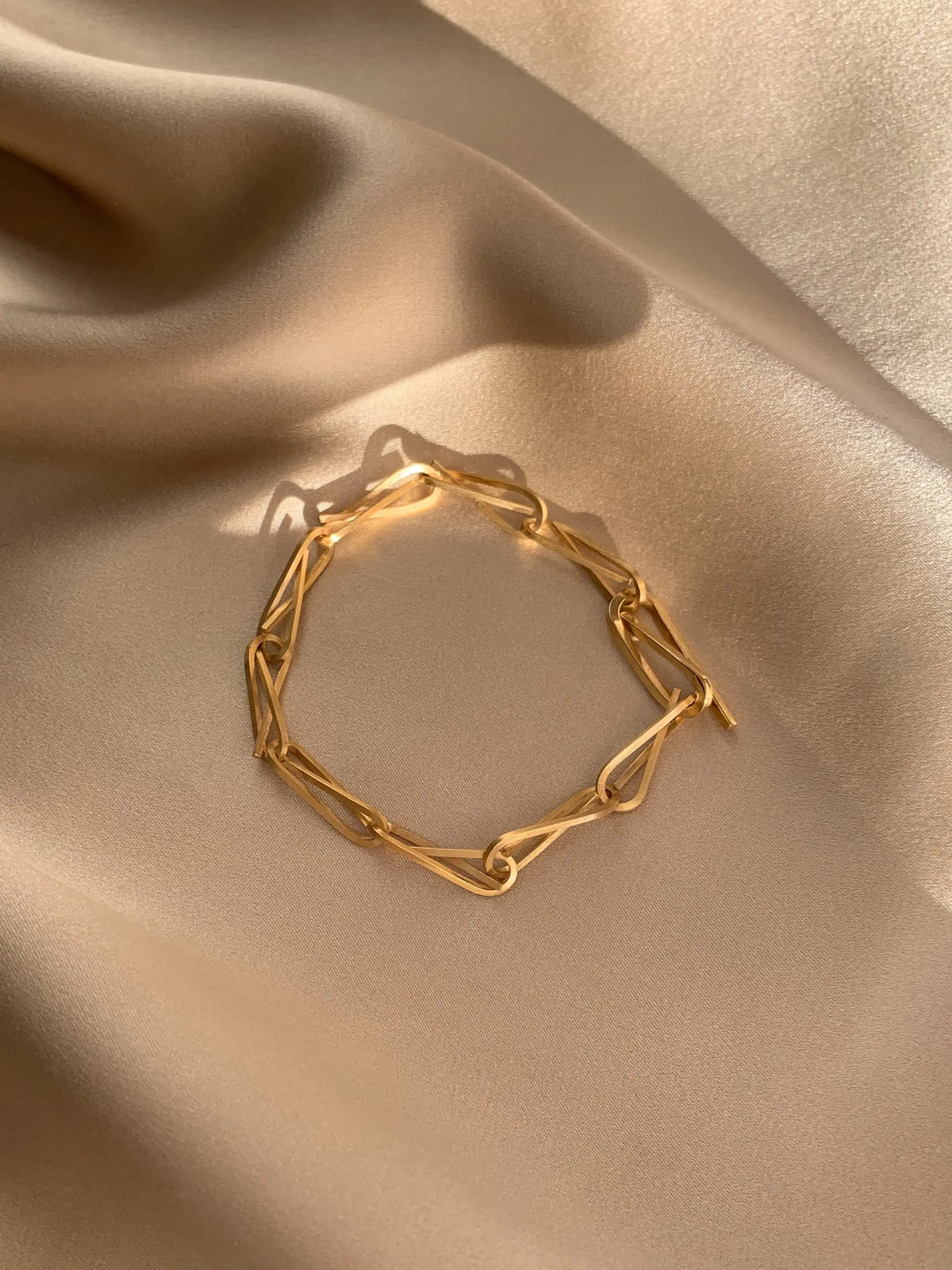 String Chain String Chain Bracelet In Gold Vermeil - Sara Robertsson Jewellery