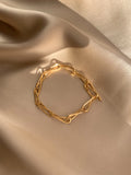 String Chain Bracelet In Gold Vermeil Sara Robertsson Jewellery