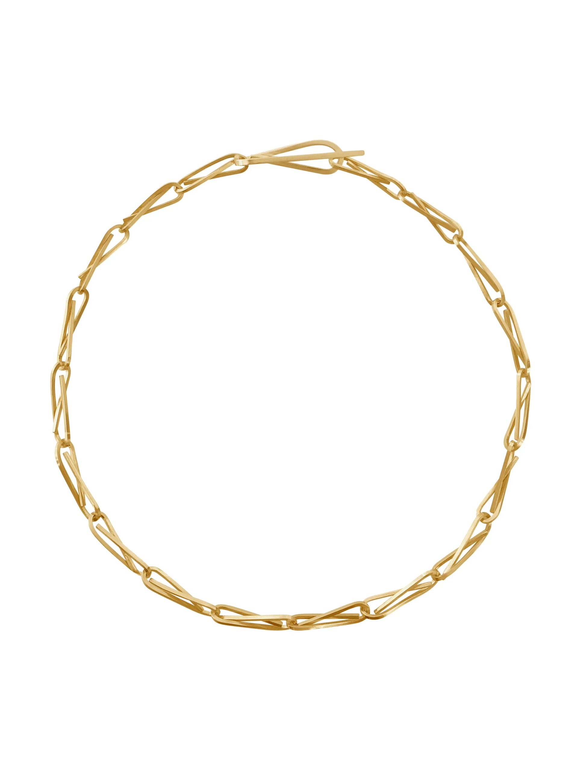 String Chain Necklace In Gold Vermeil Sara Robertsson Jewellery