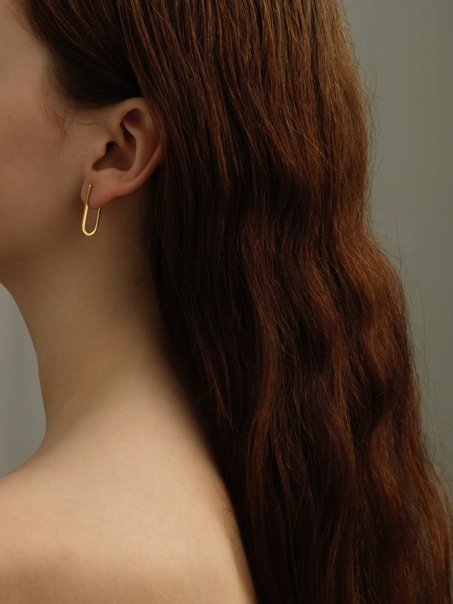 String Earrings In Gold Vermeil Sara Robertsson Jewellery