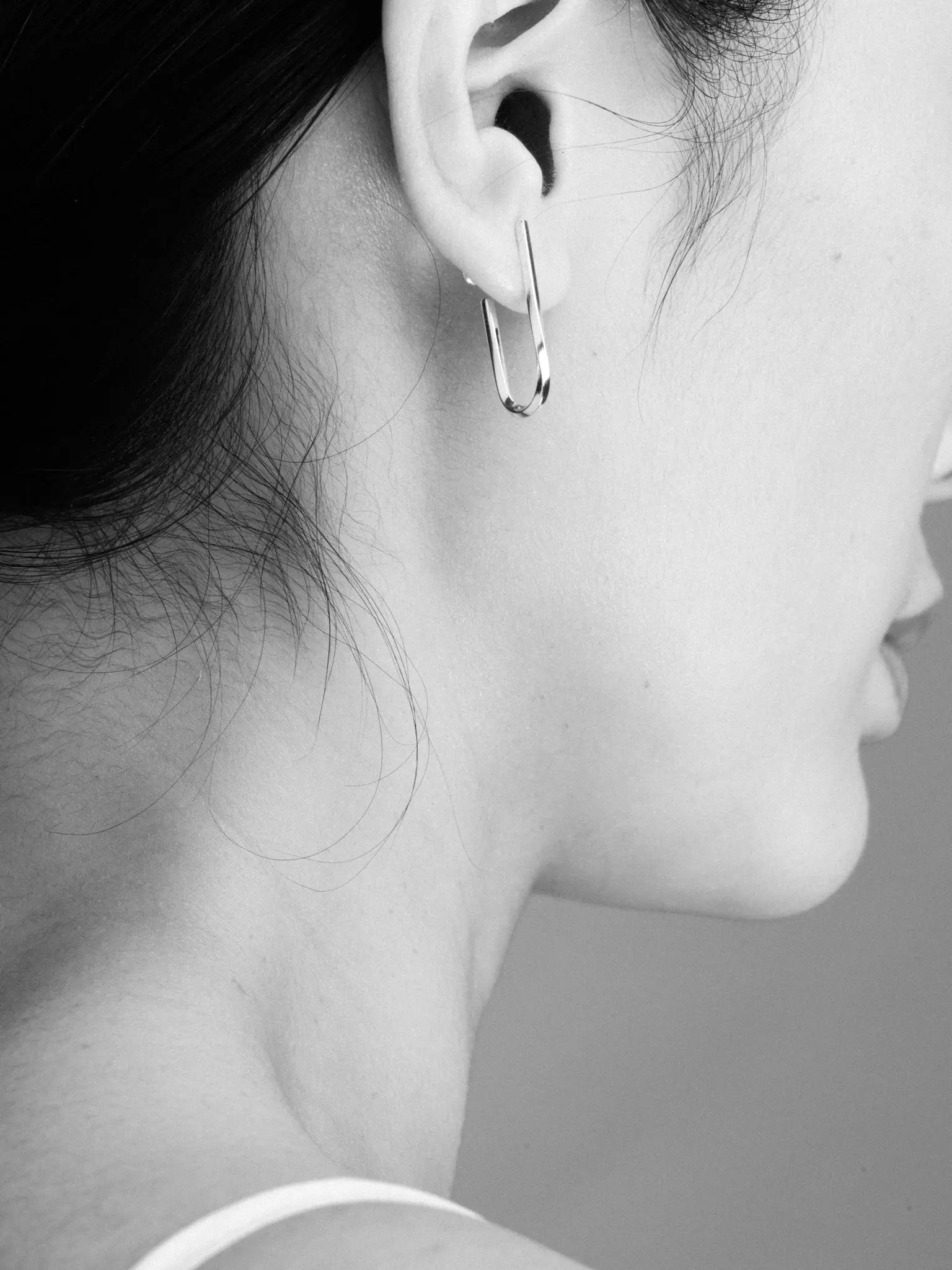 String Twisted Earrings In Gold Vermeil Sara Robertsson Jewellery