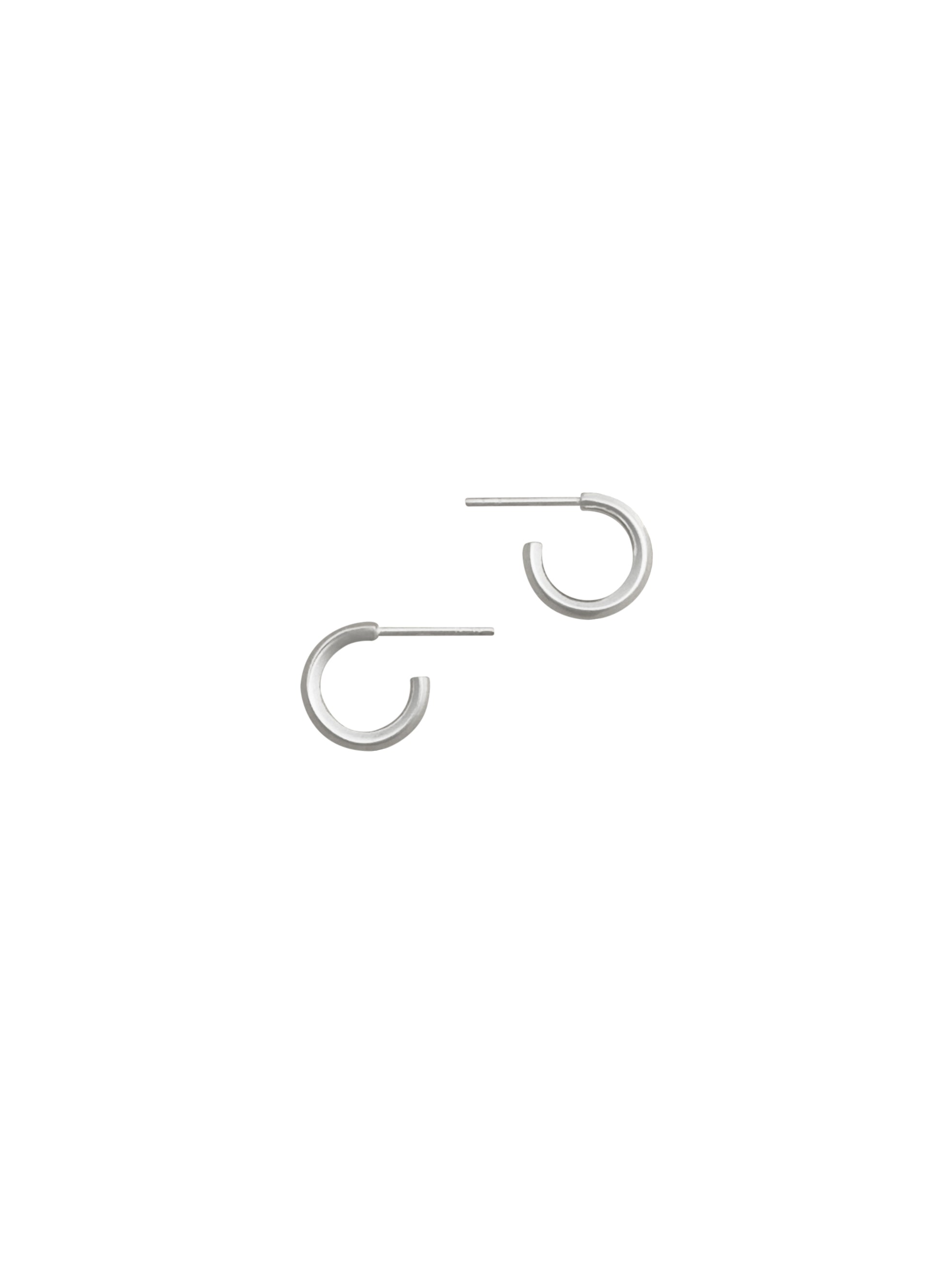 String small hoops in silver Sara Robertsson Jewellery